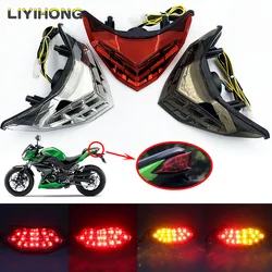 For Kawasaki Z250 Z300 ninja 250/300 LED Rear Tail Brake Light Turn Signal Integrated Lamp Blinker Motorcycle Accessories