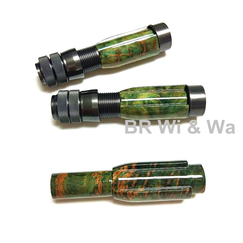 BR Wi&Wa Heavy Reel Seat Hardware Aluminum reel seat skeleton And Wood part High quality 1PC