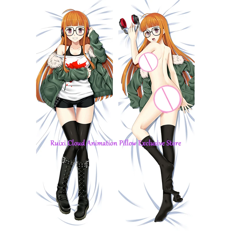 

Dakimakura Anime Pillow Cover Futaba Sakura Double Sided Print 2Way Cushion Bedding Gifts