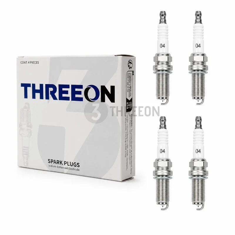 For HONDA INSIGHT 1.0 IMA 00-06 12290-RMX-003 12290-RMX-013 TOSP3004 THREEON Iridium Spark Plug