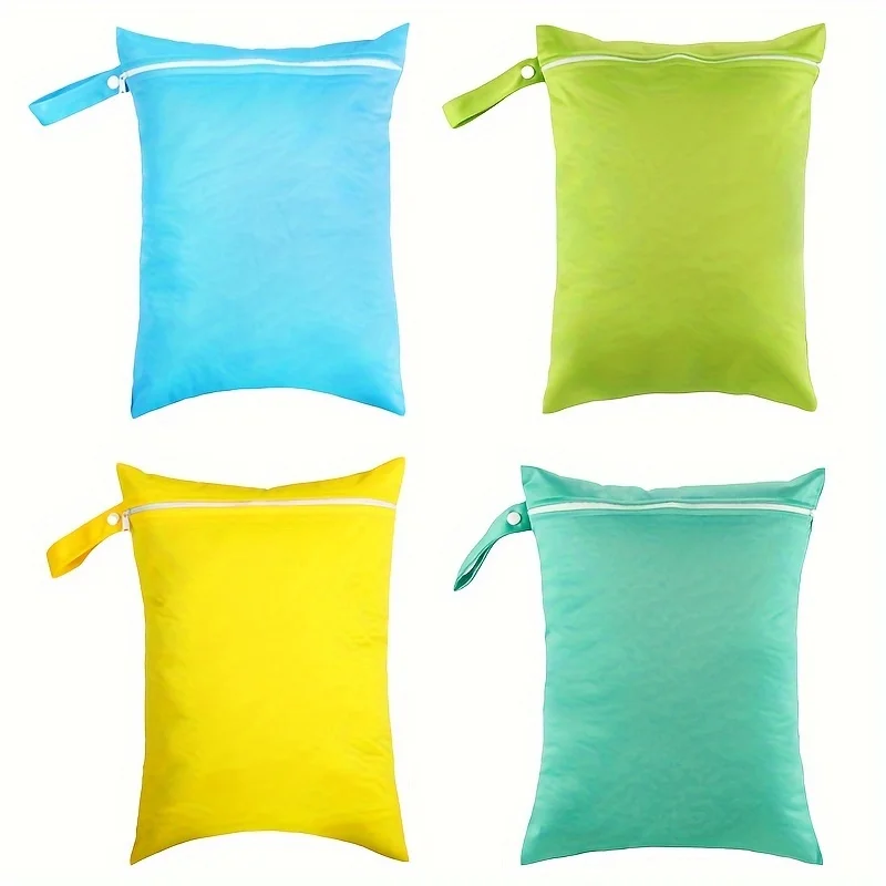 Набор из 2 сумок для подгузников AIO из прочного полиэстера. Сумка для хранения детей с застежкой-молнией. Водонепроницаемая ...