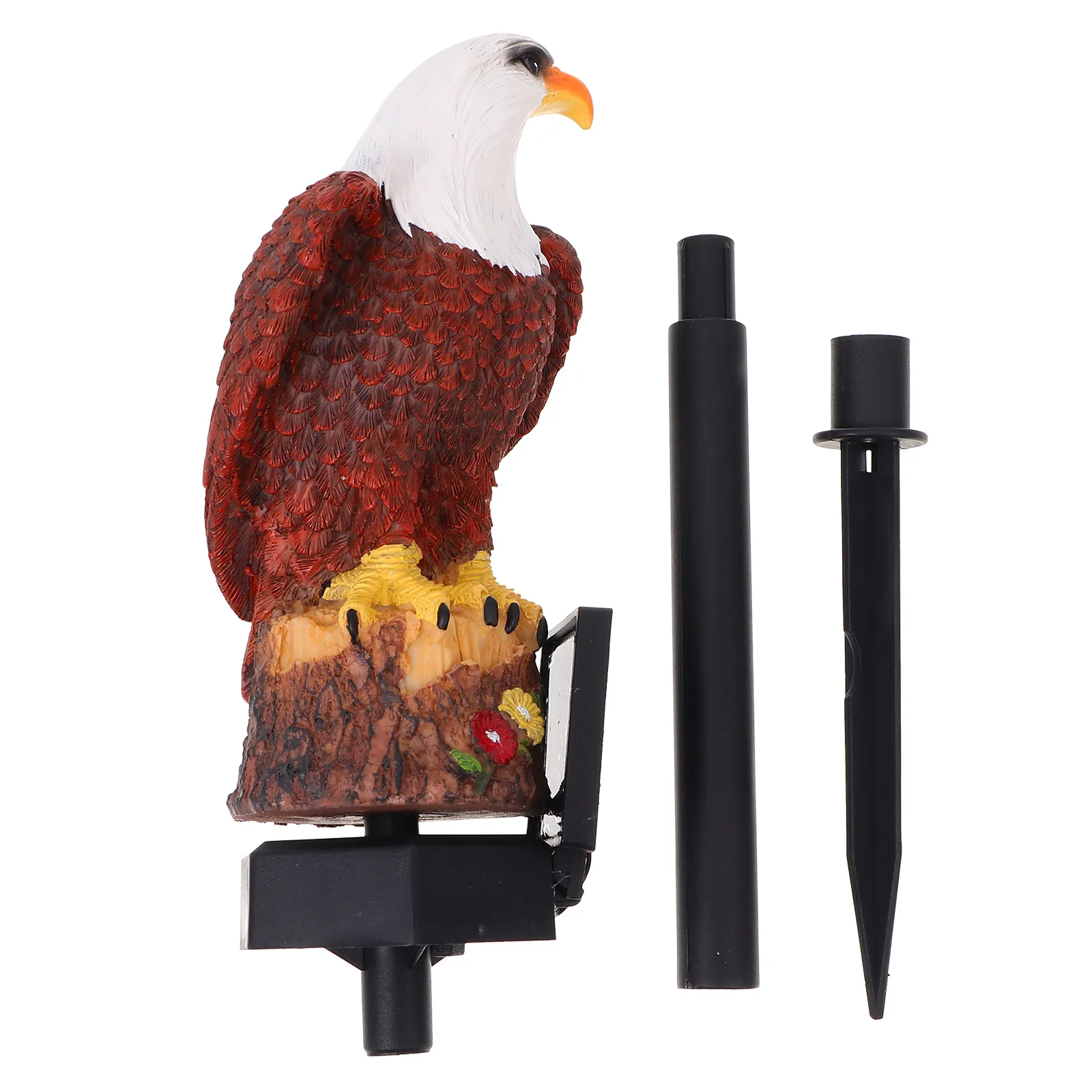 

Solar Lawn Lamp Owl Shape Decorative Garden Light Yard Adornment Premium Resin Warm Night Light Automatic Day Charging Durable