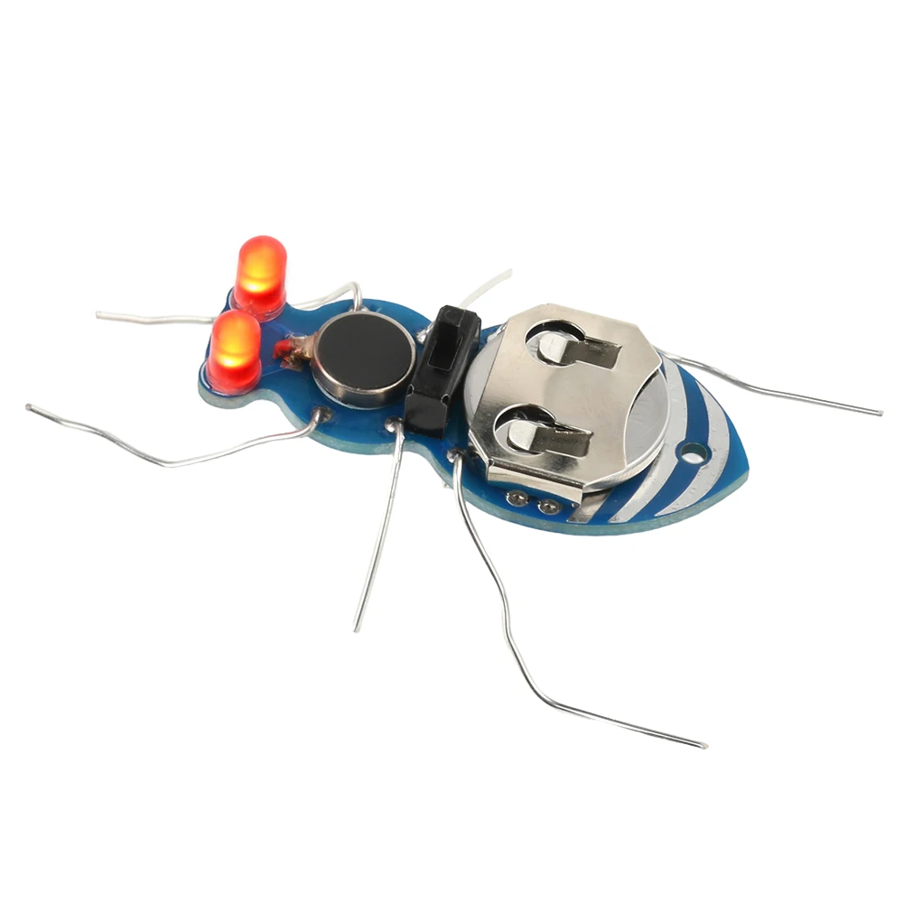 Modèle d'insecte kit de bricolage électronique débutants exercice de soudage PCB moteur de vibration intégré cadeaux créatifs amusants pour les sports électroniques