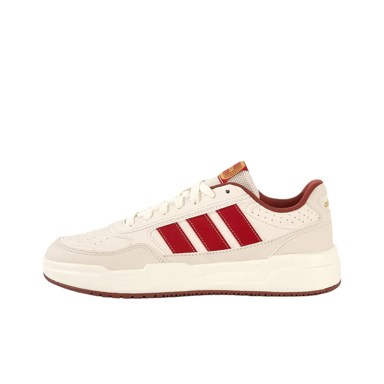 Adidas LITE BALLER Skateboard Shoes Unisex Beige Red KI1502