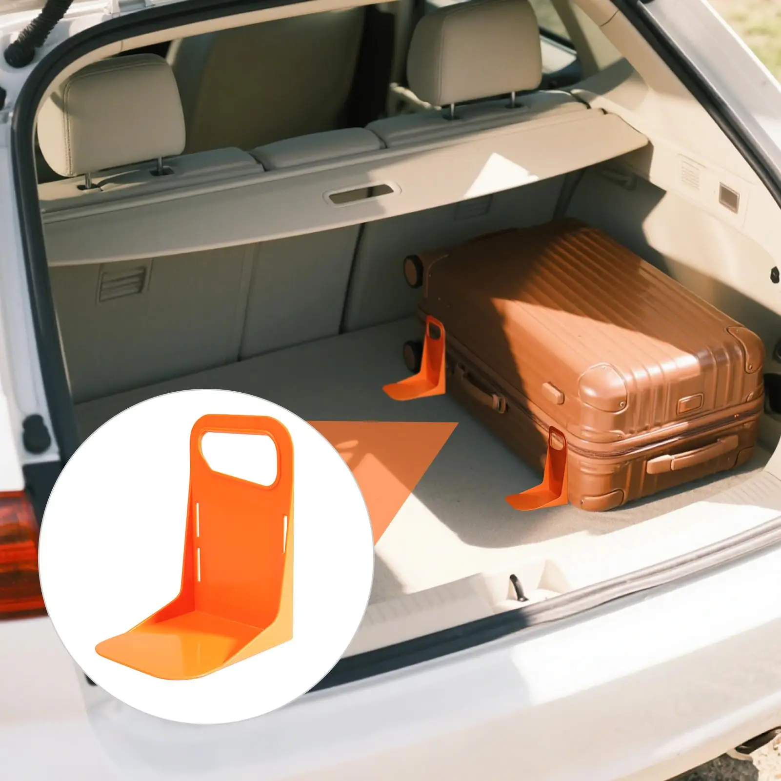 Car Trunk Storage Box Fixer Bracket 2Pcs/set Adjustable Distance Storage Box Fixer Automotive Accessories for SUVs RVs Sedans