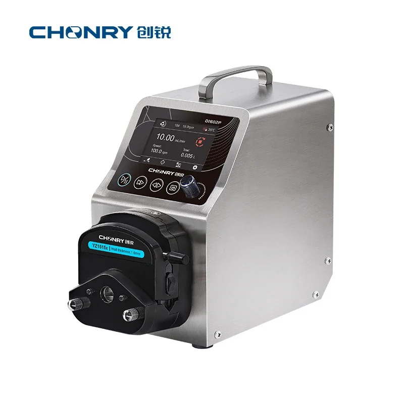 

CHONRY OI602P Lab Liquid Multi Channel Peristalt Pump Intelligent Dispensing Filling Machine Stepper Motor