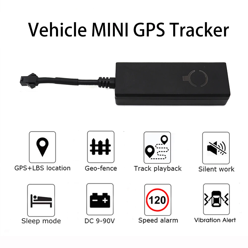 

Car GPS Tracking Device Locator Real Time Anti-Theft Alerts Location Terminal Support APP/SMS/Platform Tracking Over-Speed