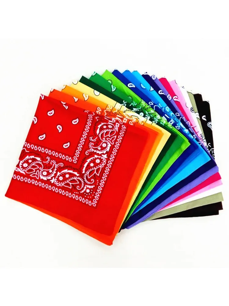 AliExpress 55cm*55cm Outdoor Sports Bandana Scarf Face Mask Riding Camping Cycling Headscarf Tube Wristband Paisley Headband Women Men
