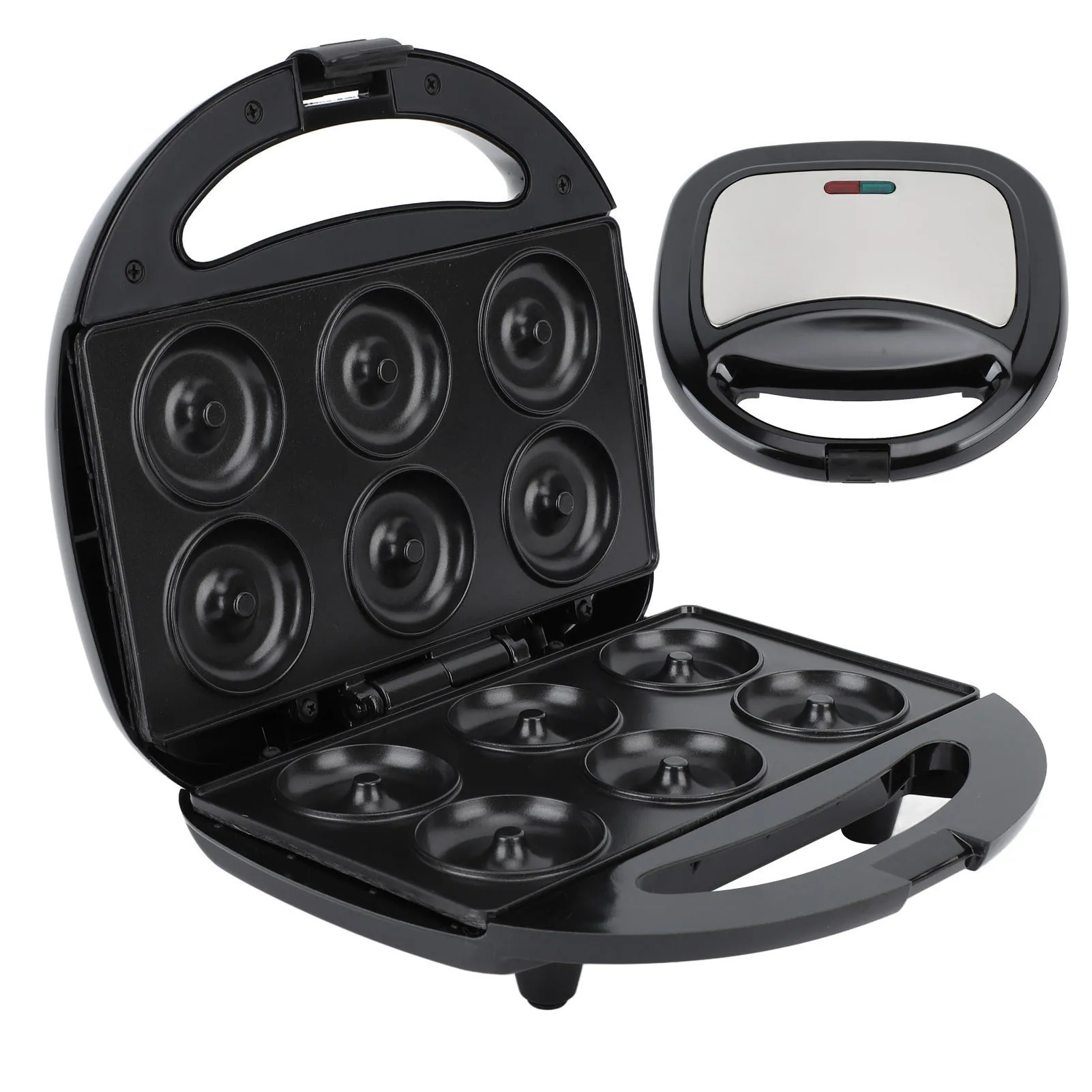 Mini Donut Maker Electric Doughnut Making Machine Non Stick Automatic Intelligent Temperature Control for Kitchen Cake