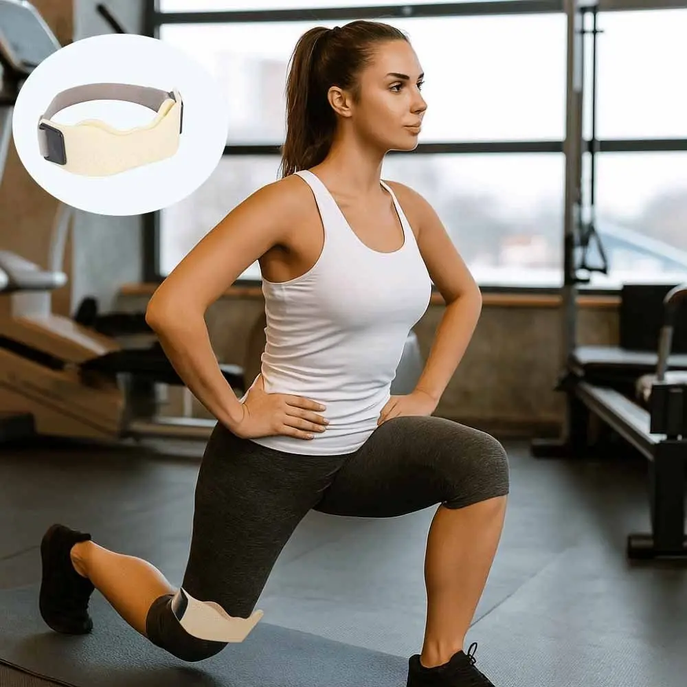 

1Pair Highly Elastic Patella Tendon Knee Straps Flexible Silicone Knee Support Support Band Fixed Protection Sports Support Band