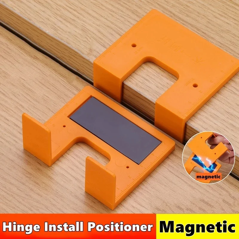 Hinge Installation Positioning With Magnetic Woodworking Quick Installation Aid Point Fixed Plate For Cabinet Door Panel Hinge