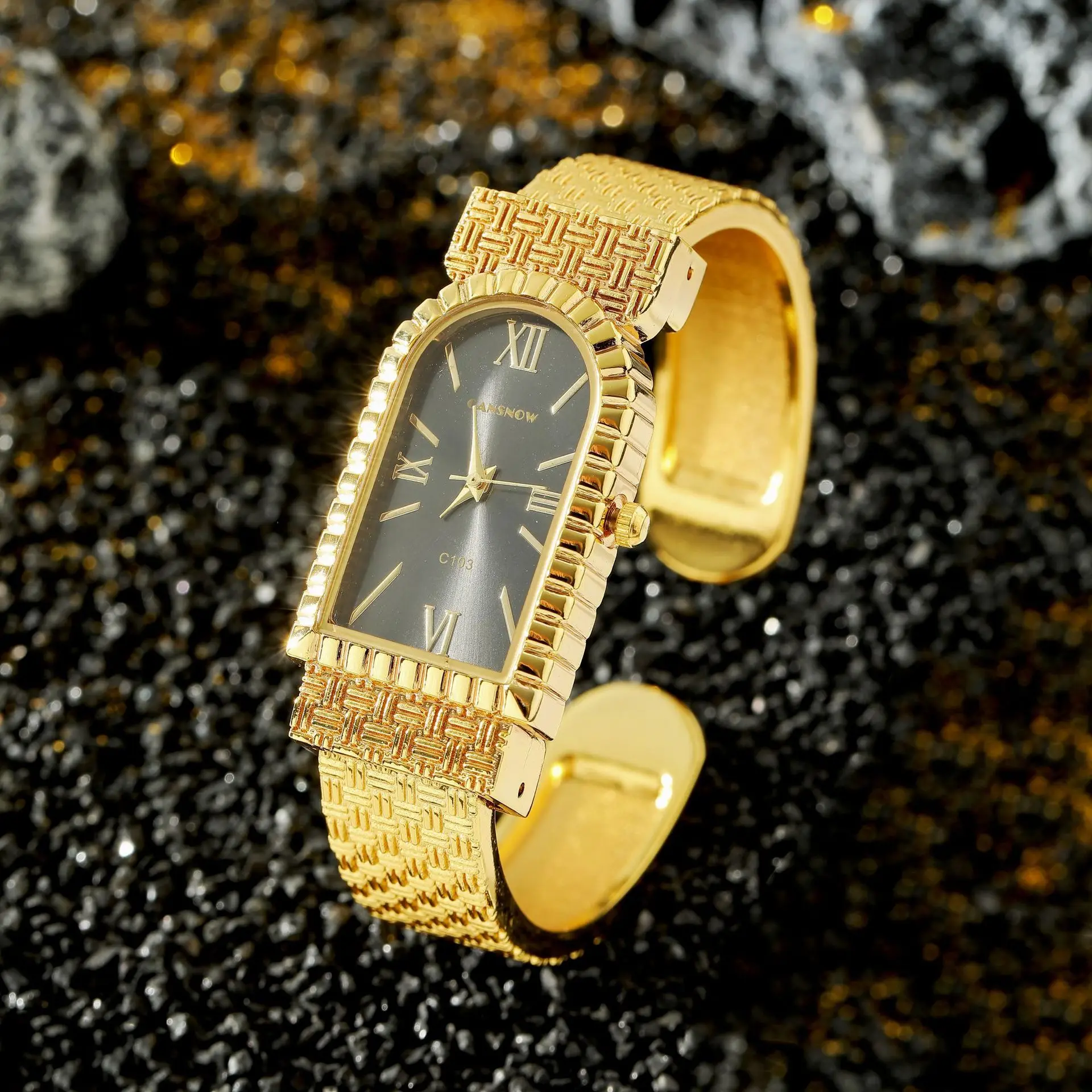 UTHAI W82 reloj de pulsera para mujer, relojes de cuarzo cuadrados pequeños, diamantes de lujo ligeros, joyería de reloj de pulsera de Metal para