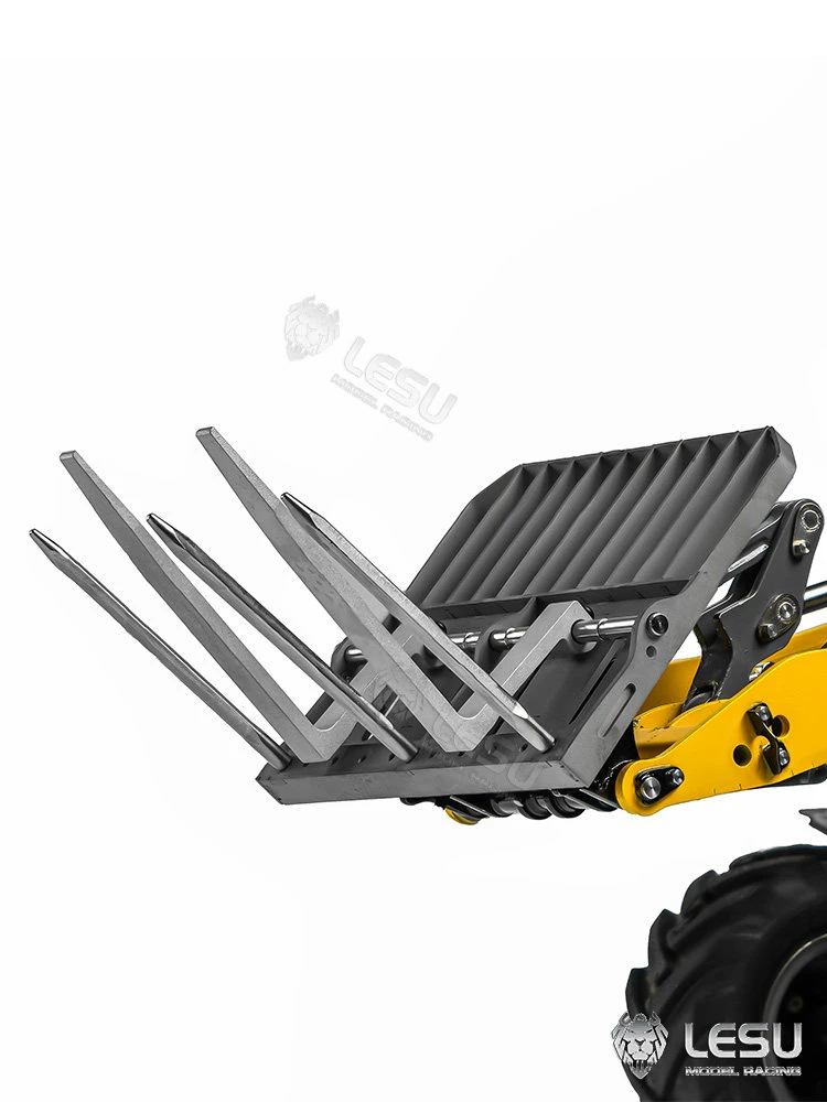 1/14 LESU RC Metallgabel Unlackierte Bausätze für Ferngesteuerte Hydrauliklader AOUE MCL8 WA100 LKW-Modell Verbesserte Teile Spielzeug Geschenke – Detail 4