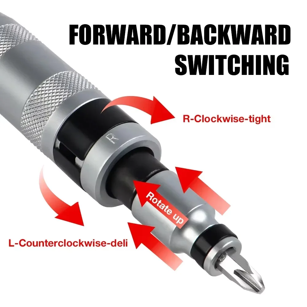 7 /13 قطعة مجموعة مفك تأثير اليد عكسها دائم السحابة مزيل المجمدة الترباس أداة تفريغ لورشة المرآب المنزلية
