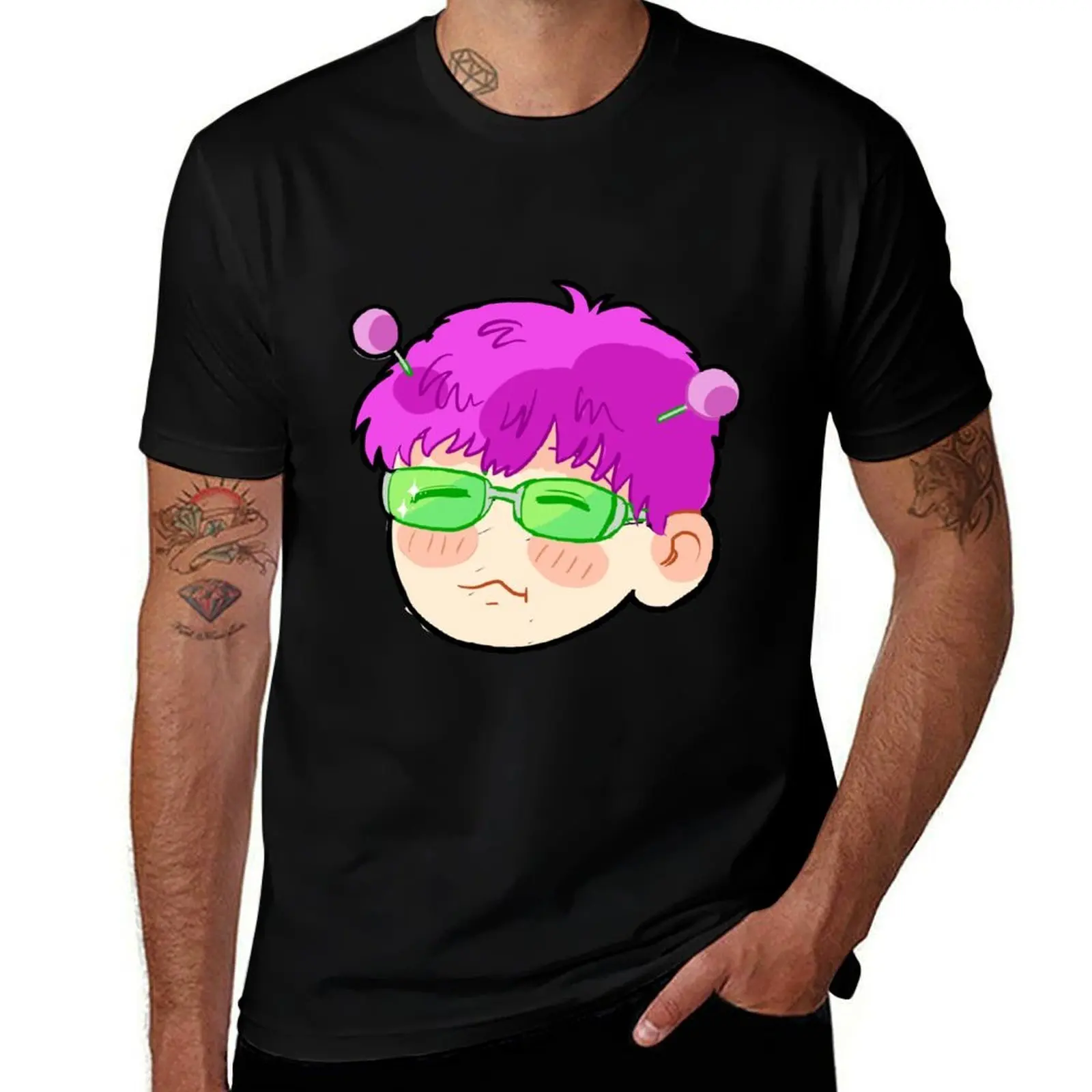 

Saiki Kusuo & Coffee Jelly T-Shirt Halloween Casual T-Shirt