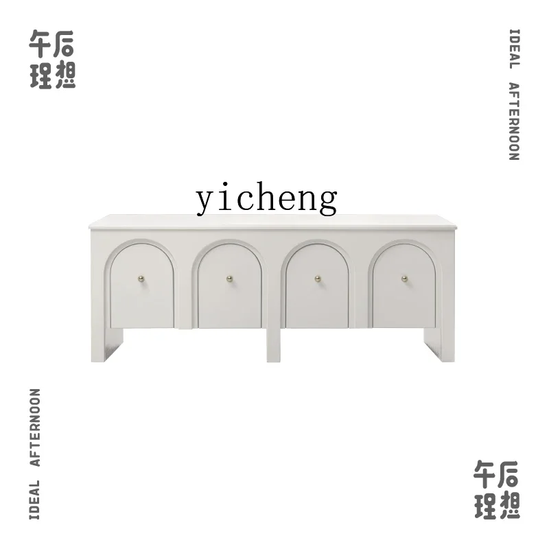 

Simple Modern Small Apartment Plate TV Storage Cabinet Storage Living Room Creative and Slightly Luxury Floor Cabinet