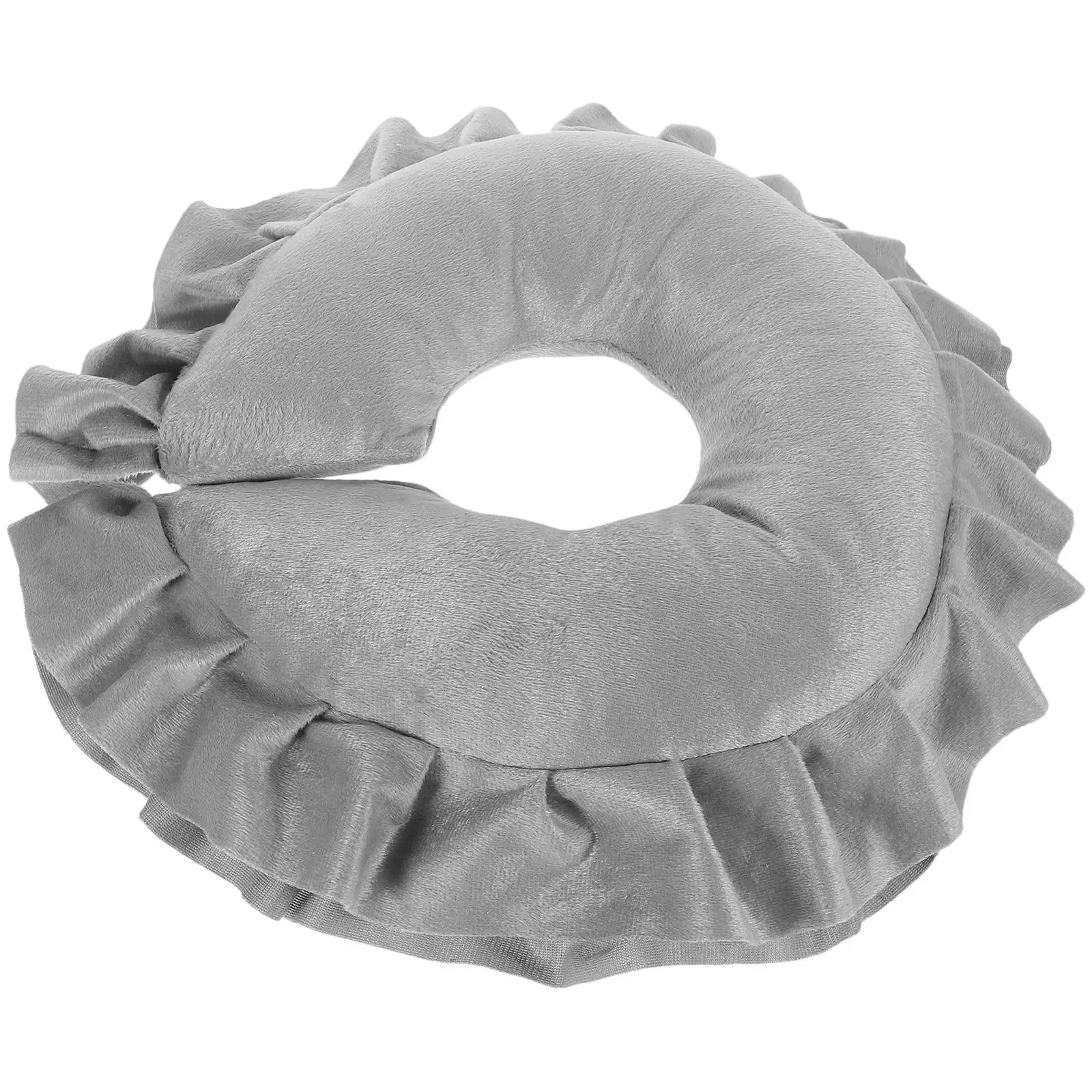 

Massage Pillow for Salon Spa Face Down Gray Square Pillows Reusable Headrest Table Pad Beauty Material Comfortable