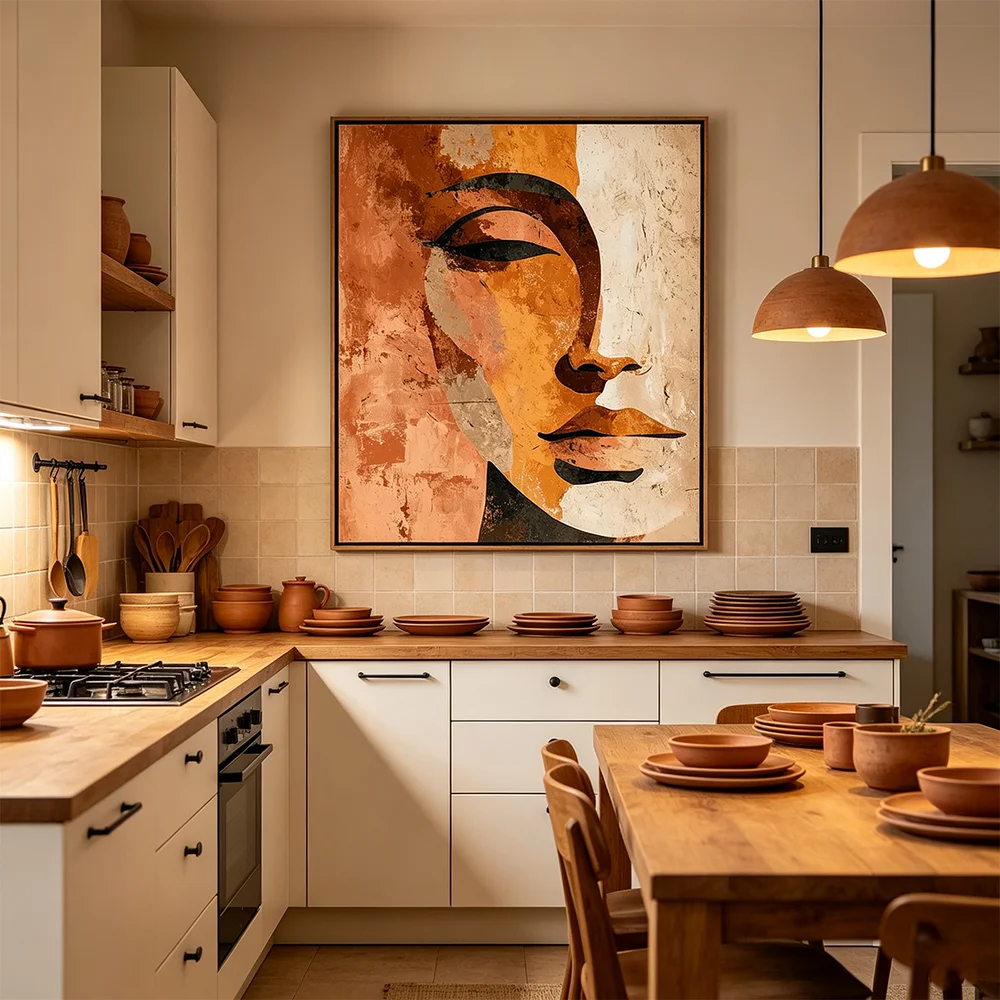 Retro Wall Art Carve Girl Mural Canvas Poster Home Living Room Bedroom Decoration Painting Vintage Art Picture Canvas Posters