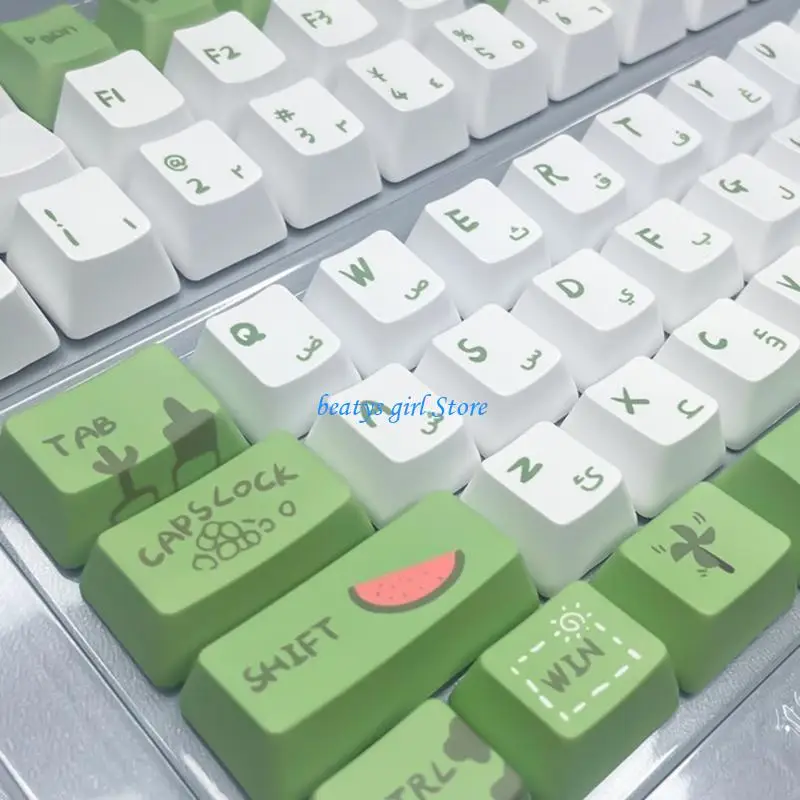 

C7AB Ergonomic XDA /OEM Keycaps Arabic Keycaps for 61/64/68/75/87/98/104/108 Keyboard Enthusiasts Keycaps for Improve Typing