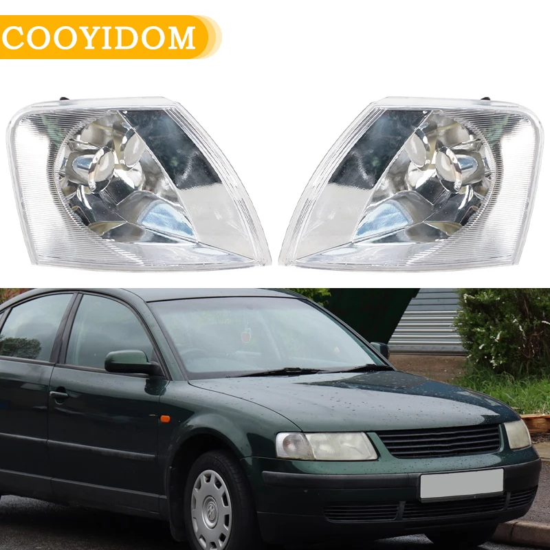 Przedni zderzak Reflektor Narożny Kierunkowskaz Do VW Passat B5 1998 1999 2000 2001 2002 2003 2004 2005 Boczna lampka obrysowa
