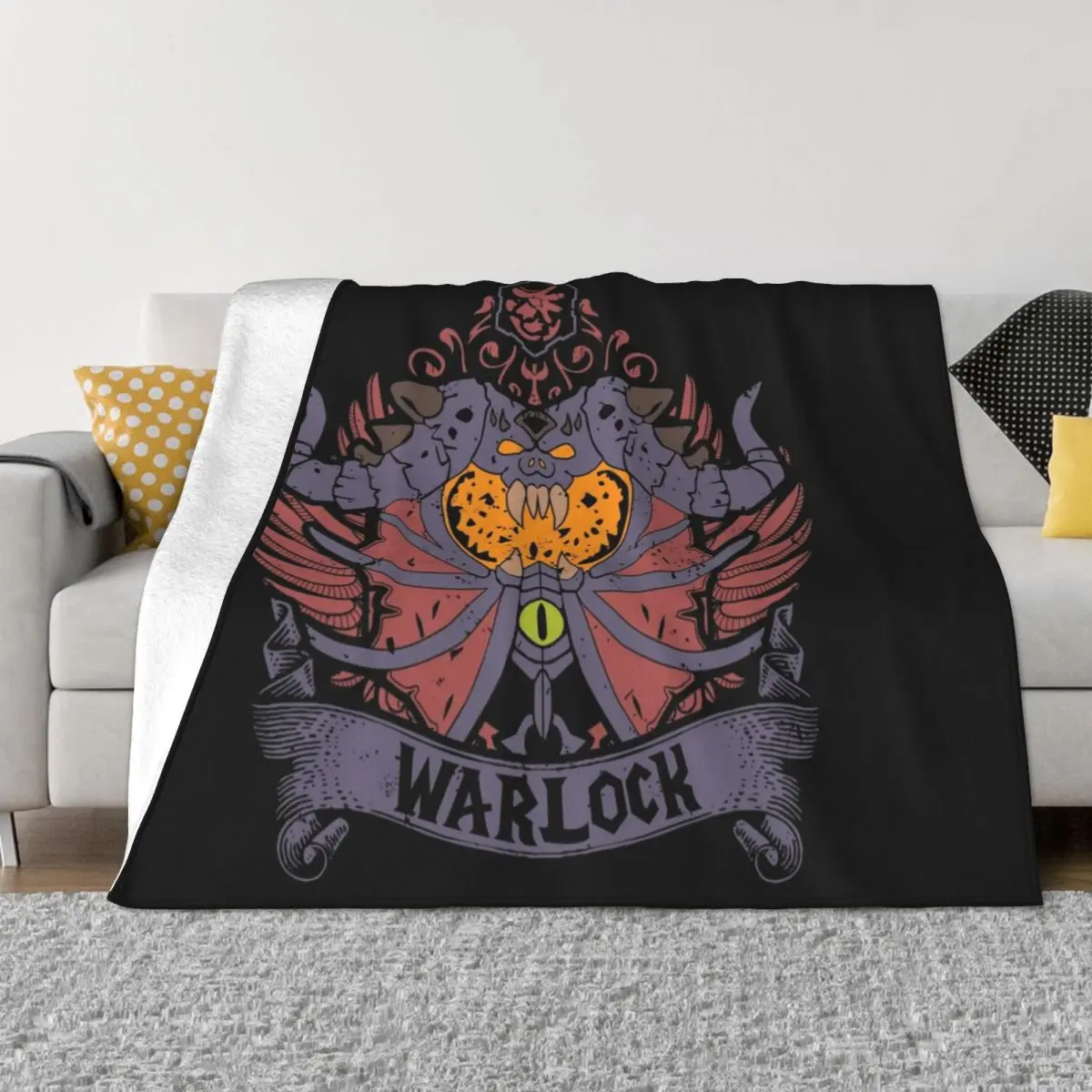 WARLOCK - ELITE EDITION Throw Blanket manga anime Luxury Blanket Plush