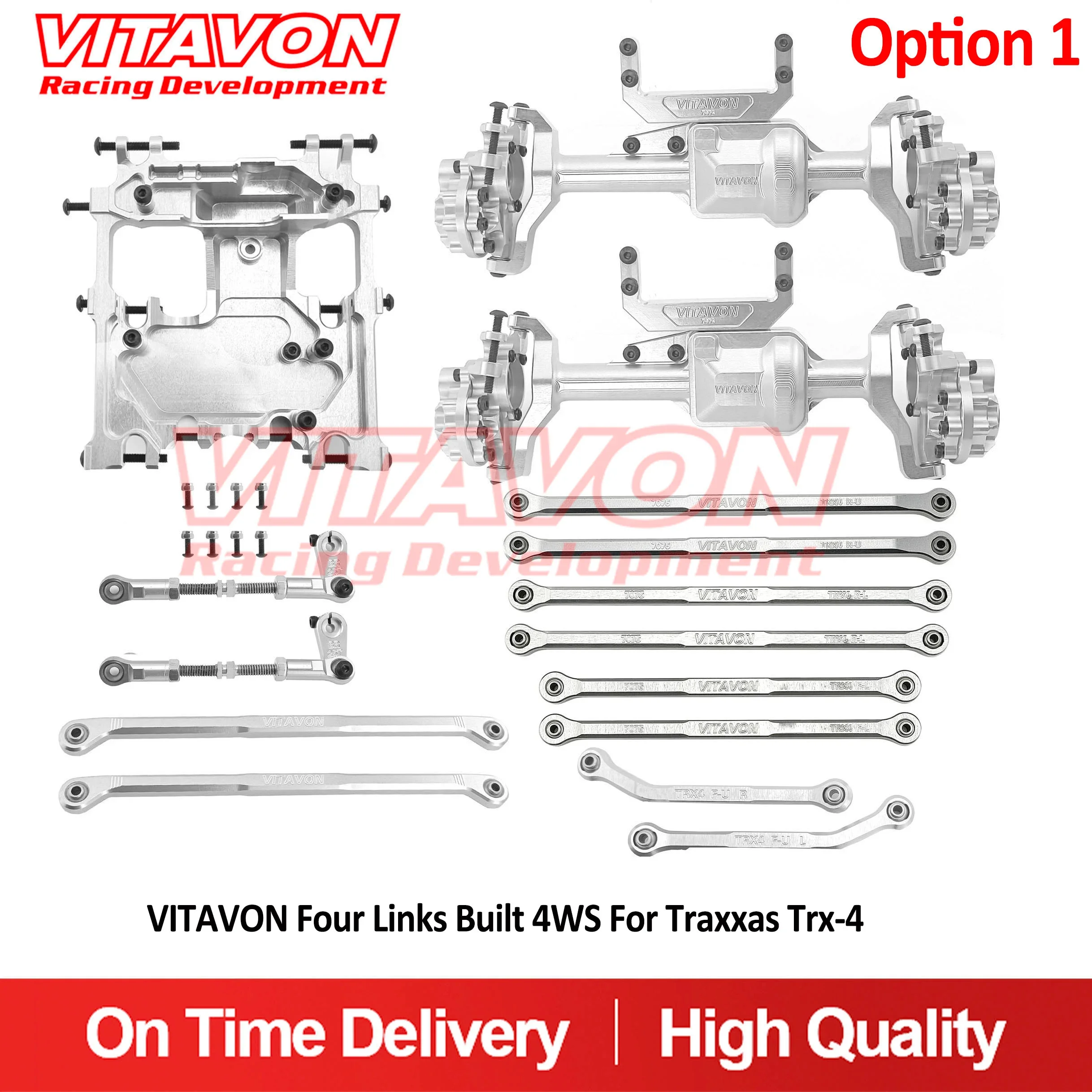 VITAVON Four Links Built 4WS For Traxxas Trx-4 Option 1