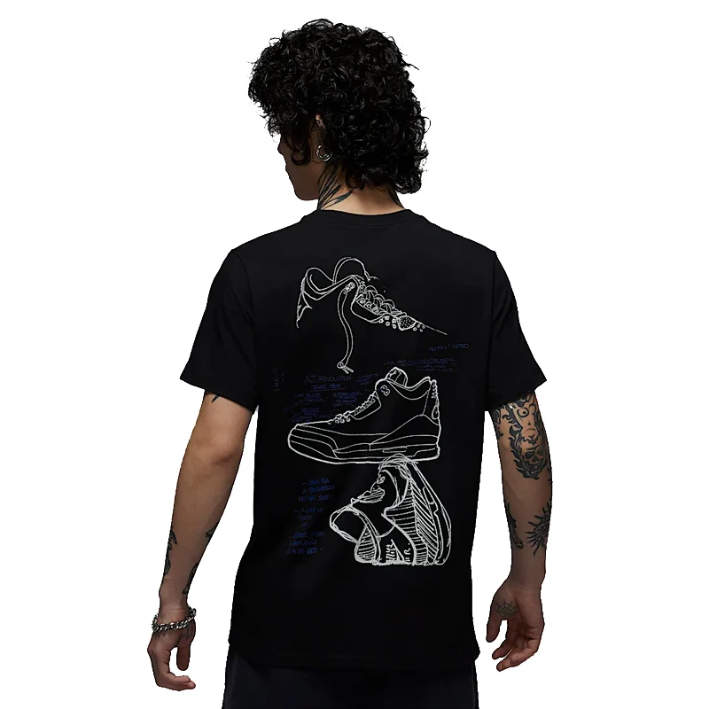 T-shirt corta NIKE AS M J BRAND RARE AJ3 SS CREW da uomo IB7527-010