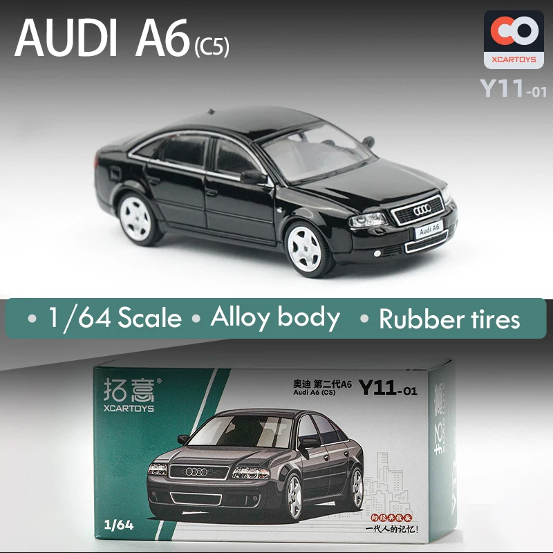 

XCARTOYS 1/64 AUDI A6 Car Alloy Diecast Toys Classic Super Racing Car Vehicle For Children Gifts