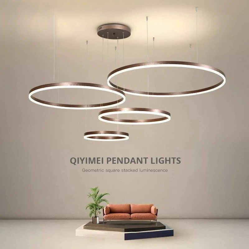 

Modern LED Chandeliers Light Gold Black Coffee Lights for Bedroom Dining Living Room Bar lamp Indoor Luxury Lighting