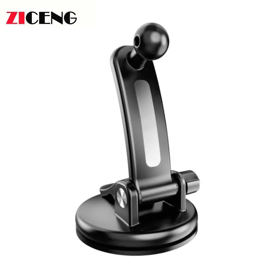 17mm Ball Head Car Dashboard 360 Dgree Viscous Suction Cup Bracket Wireless Charging Gravity Mobile Phone Holder Base Accessory