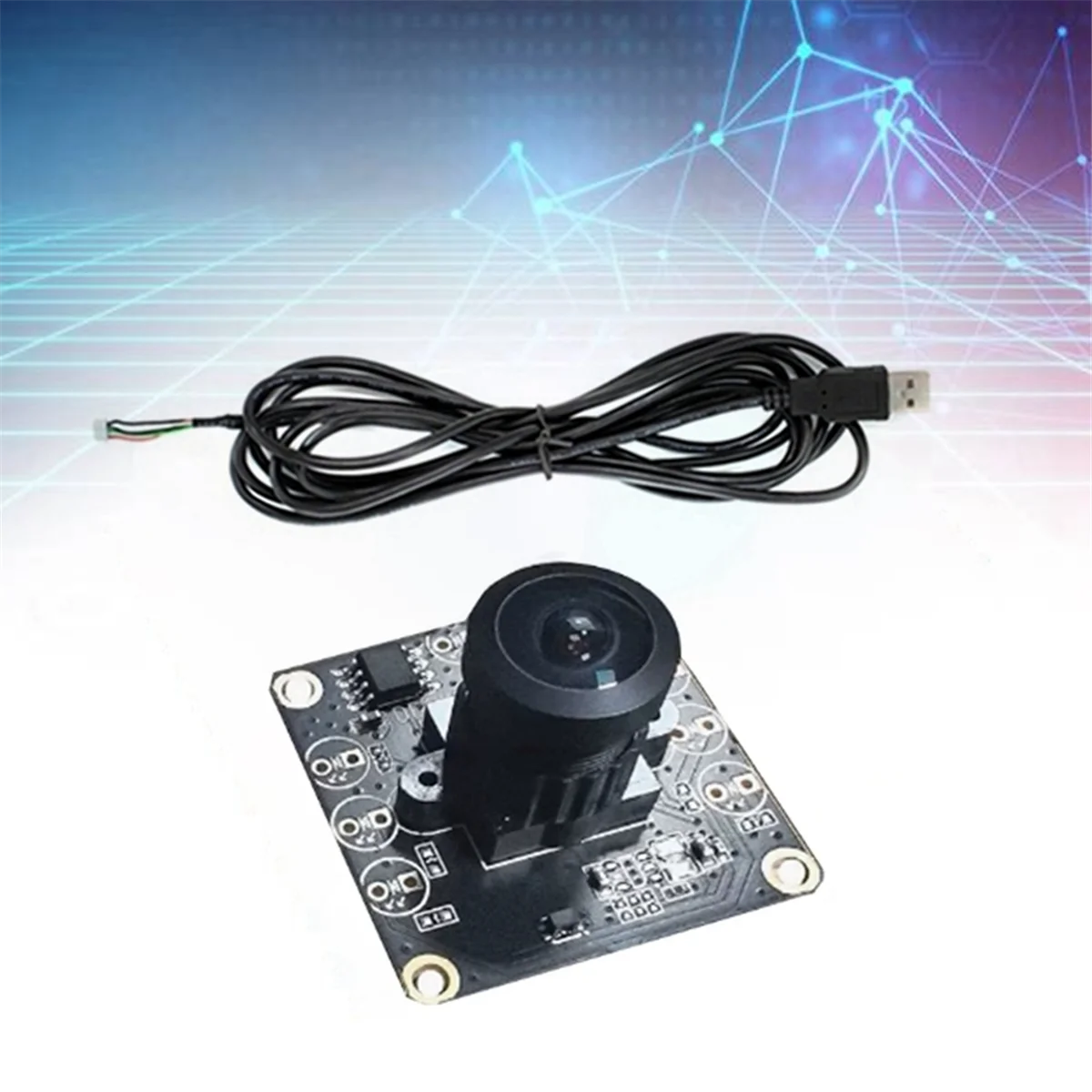 NEUES OV9732 USB-Kameramodulplatine 160 Grad 32 x 32 mm Gesichtserkennung Bilderfassung für Raspberry Pi Kamera 60 cm Kabel