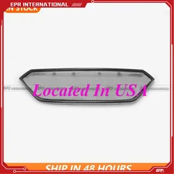 For Subaru WRX VBH S4 Front Bumper Grill Dry Carbon Fiber Mesh Grilles Cover