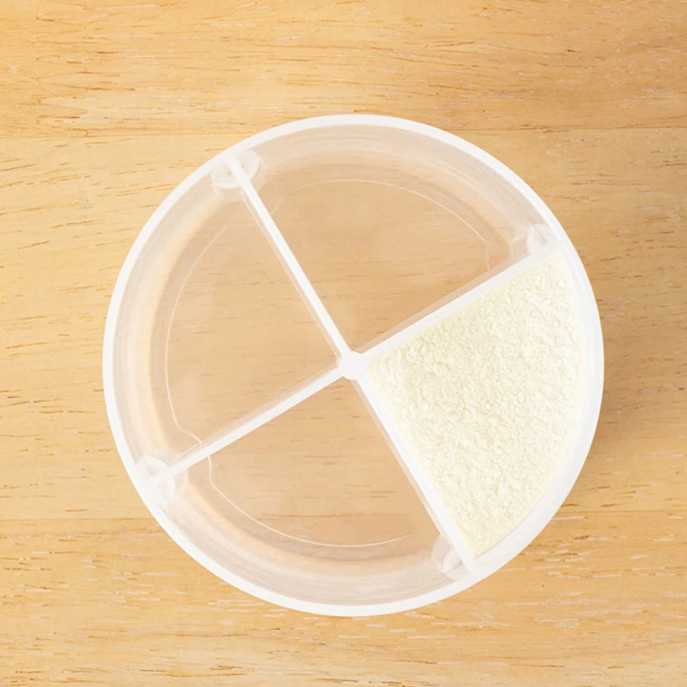 

2 Pcs Milk Powder Portable Box Formula Dispenser on The Container Infant