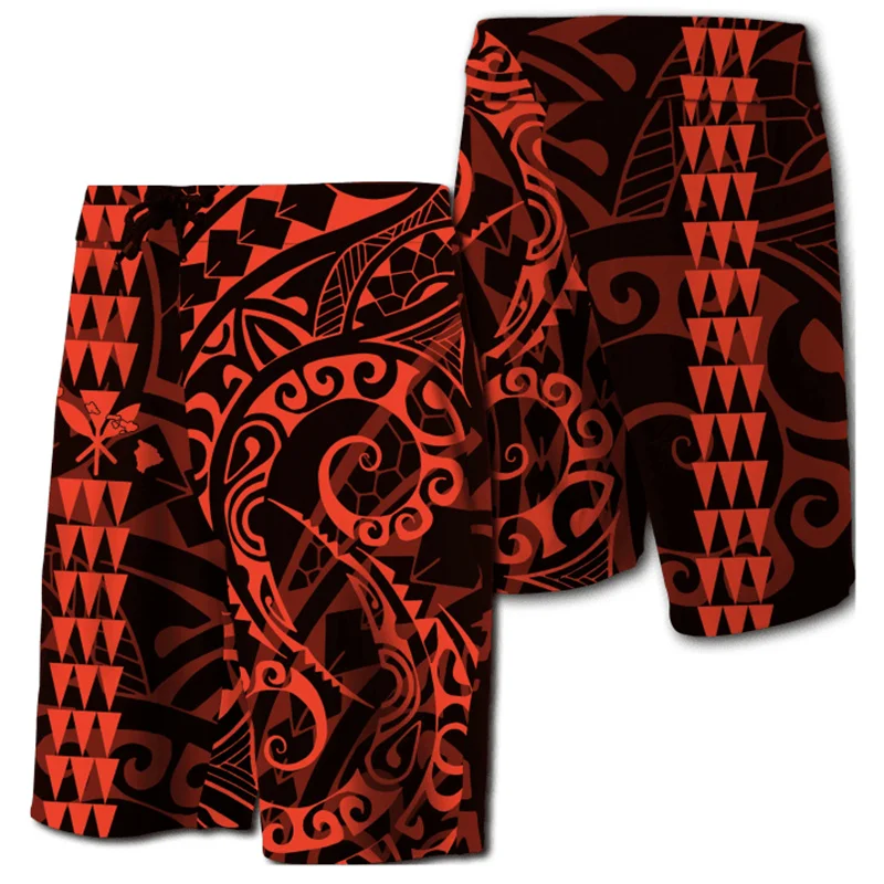 Short de plage imprimé 3D pour hommes et femmes, short de bain hawaïen, flamants roses et plantes tropicales, maillot de bain de planche, pantalon court pour enfants, nouveau, 2024