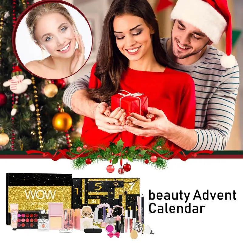 

Christmas Beauty Advent Calendar Countdown Calendar Makeup Kit Countdown To Christmas 24 Days Make Up Calendar Beauty Countdown