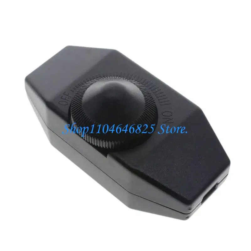 2pcs LED Dimmer Switches Adjustable Knob Easy Installation Lighting Fixture Electrical Accessories for Dimmable Lights