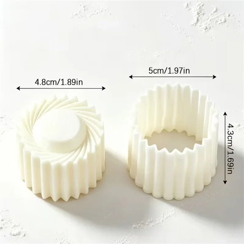 1Set Vortex Flower Petal Cookie Press Mold Push-type Household DIY Baking Tool Cookie Mold Non-stick Jam Cookie Cutter