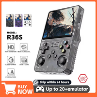 128G R36S Retro Handheld Video Game Console Linux System 3.5 Inch IPS Screen R35s Pro Portable Pocket Video Player 64GB Games