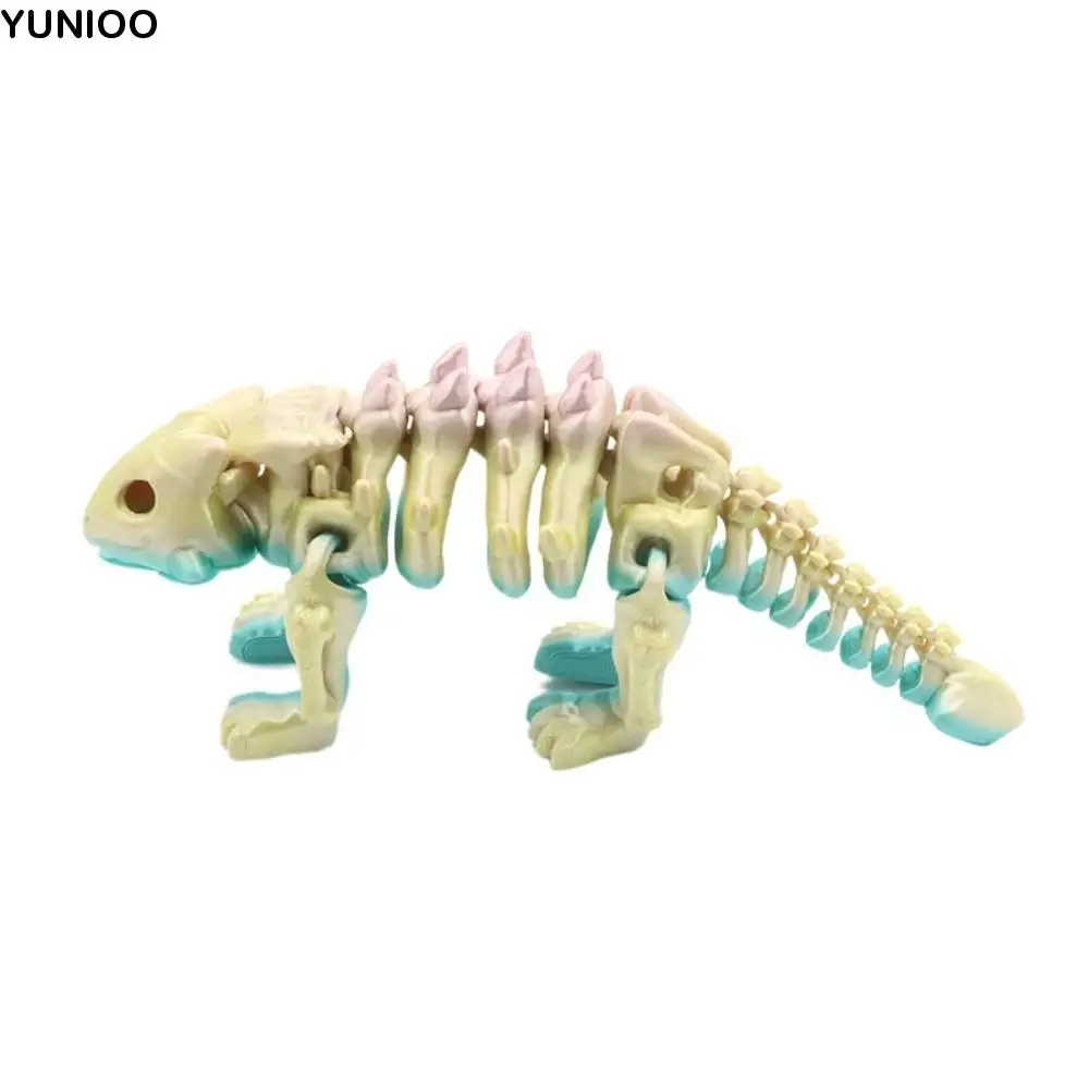 PLA 3D Printed Dinosaur Action Figures Statue Joints Can Move Realistic Dinosaur Model Toy Funny Doll Animals Figure
