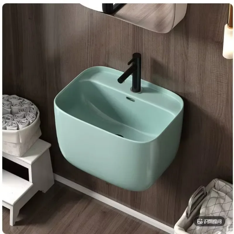 DSA bathroom balcony ultra-narrow hanging basin washbasin hanging basin small apartment wall-mounted washbasin ceramic washbasin