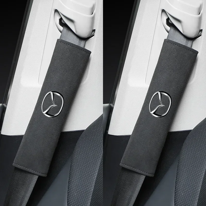 

2 шт. замшевые накладки на ремни безопасности для Mazda CX3, CX5, CX7, CX9, RX7, RX8, RX9, Axela, Atenza, Bt50, аксессуары