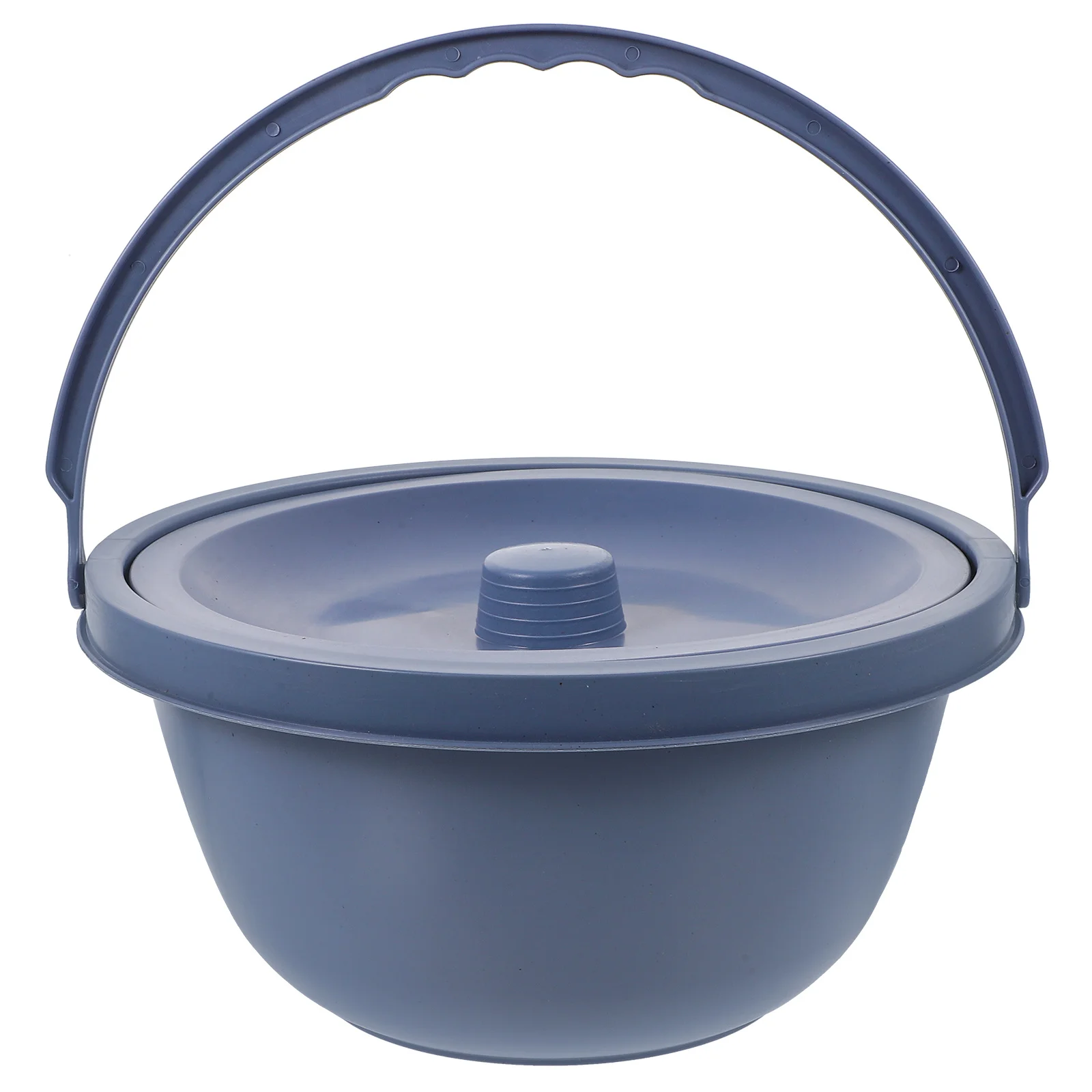 

Portable Toilet Adults Plastic Chamber Household Spittoon Urinal Lightweight Durable Easy Clean Compact Space-Saving Flat Base