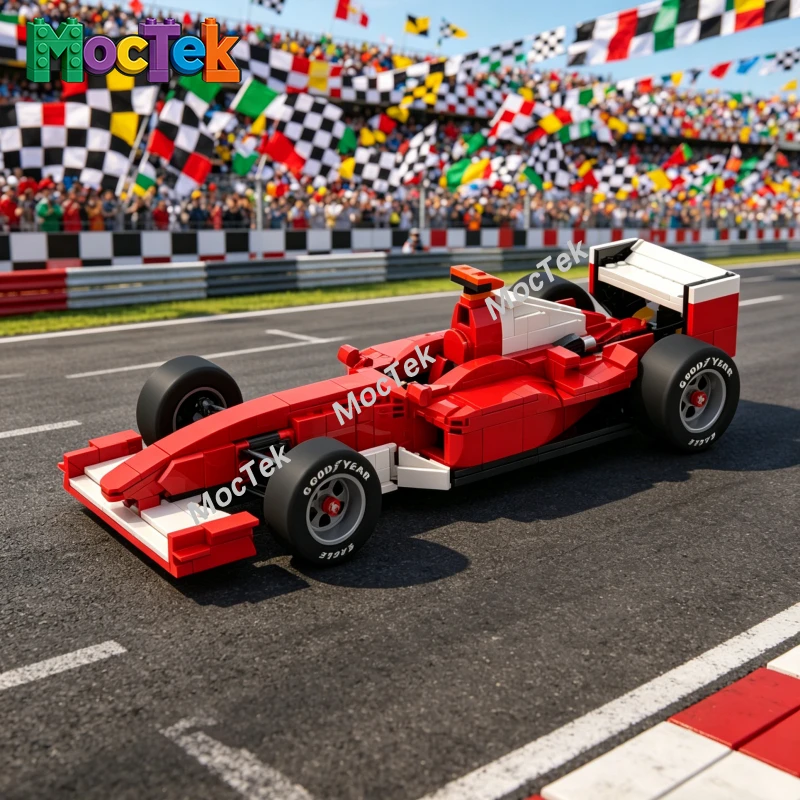 

MOC F2004 City Car Building Bricks Simulated Urban Traffic Vehicle Design Exquisite Structure Building Blocks for Adult