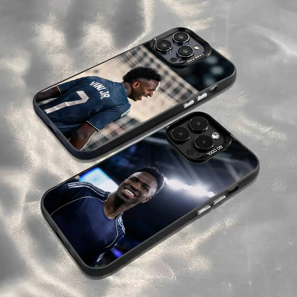 

V-Vini jr Phone Case For iPhone 17,16,15,14,13,12,11 Plus,Pro Max,XS,Colorful Silver Phone case Funda Cover