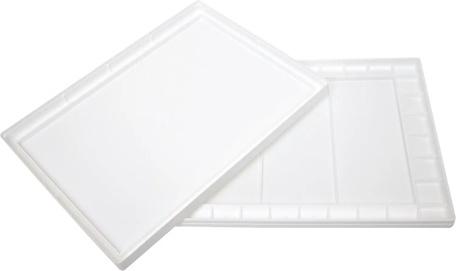 

Aqua-Pro Watercolor Palette, Large 32 Well Palette for Mixing Paint, 11.5in x 15.5in, Lid Protects and Keeps Paint Clean