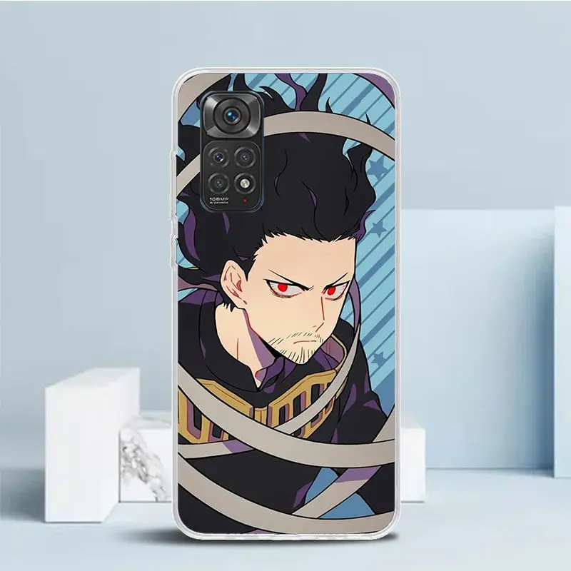 My Hero Aizawa Shouta Phone Case For Xiaomi Redmi Note 13 12S 12 11S 11 11T 11E Pro Plus 10S 10 9S 9 8T 8 7 + Soft TPU Back Cove