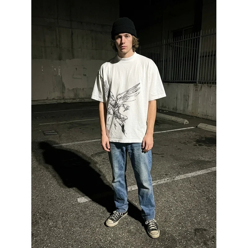 Runtime Studio Flight Graphic Tee — Vintage Oversized T-Shirt