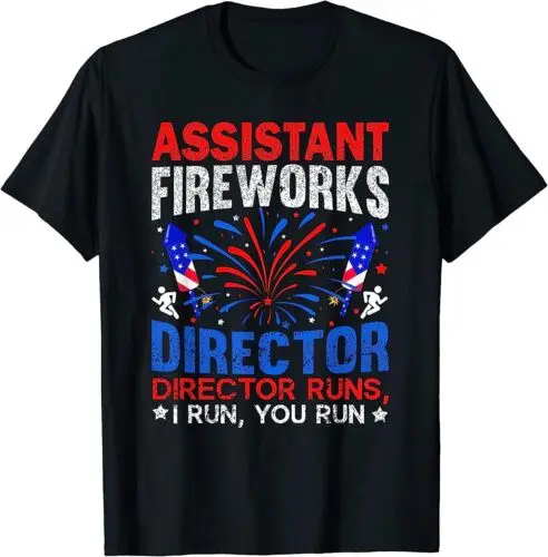 Assistant Fireworks Director USA Design Best Gift T-Shirt S-3XL