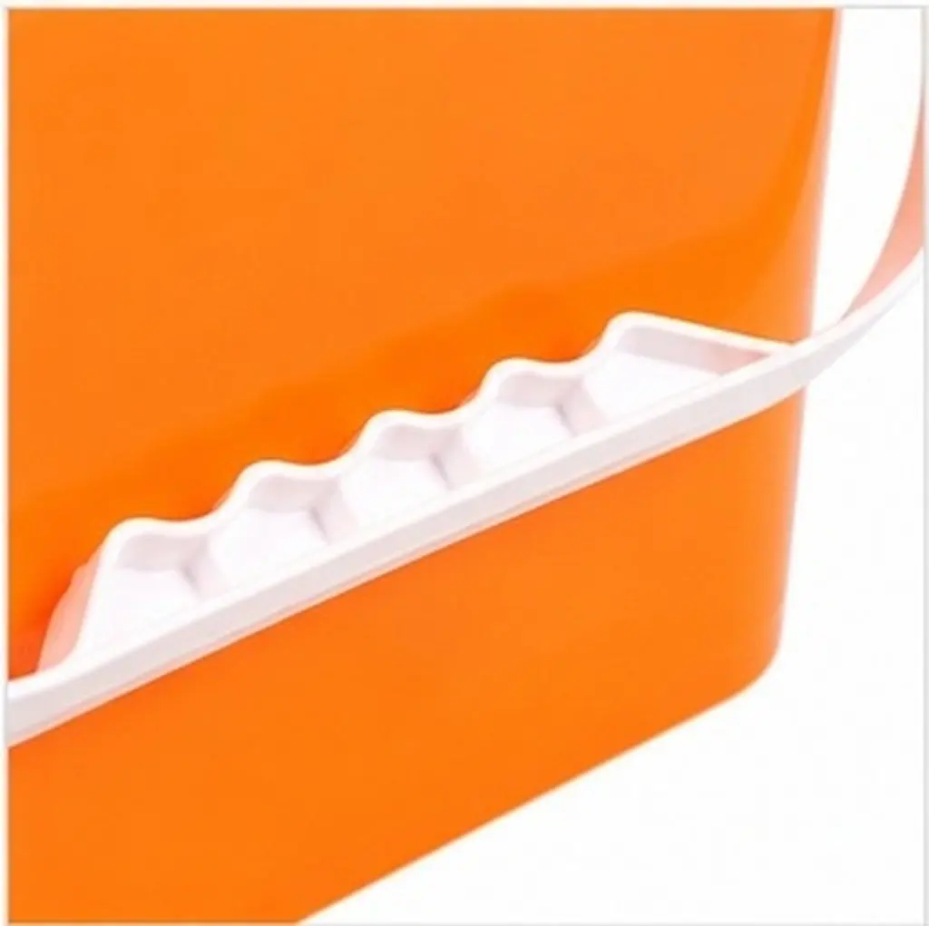 Stylish Plastic Paint Storage Bucket with Leak-Proof Lid and Sturdy Handle for Artists Paint Pigment Organization Painting