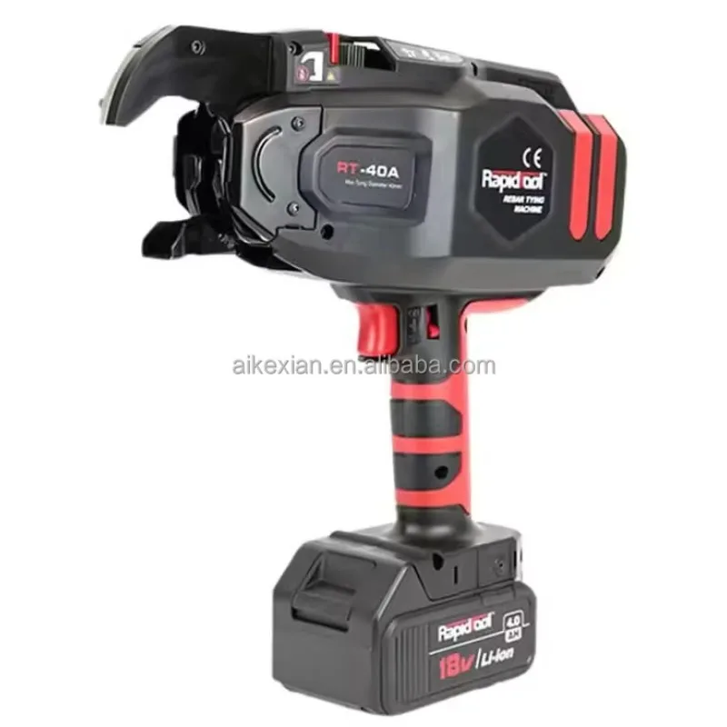 

Rebar Tier Machine Compete with MAX Rebar Tier 2.6KG 40mm AKX-40A 18V Battery with 5000 Ties
